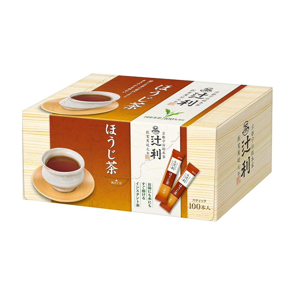 츠지리 우지녹차 함유 호우지차 스틱 100개입