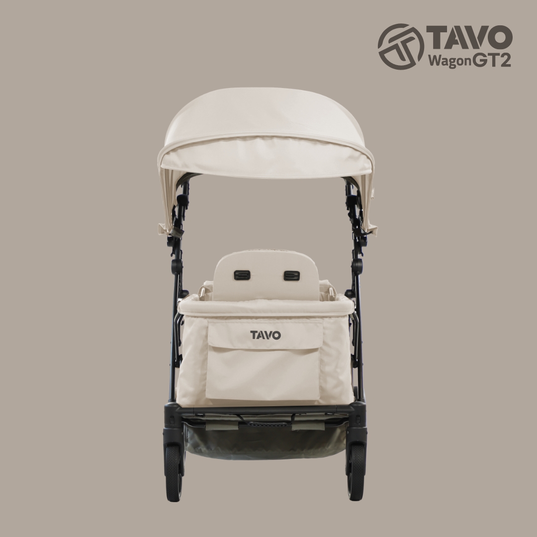 [누비앤타보] TAVO 웨건GT2 유모차형 디럭스급 등하원용 유아웨건 GT2 베이지+사은품세트