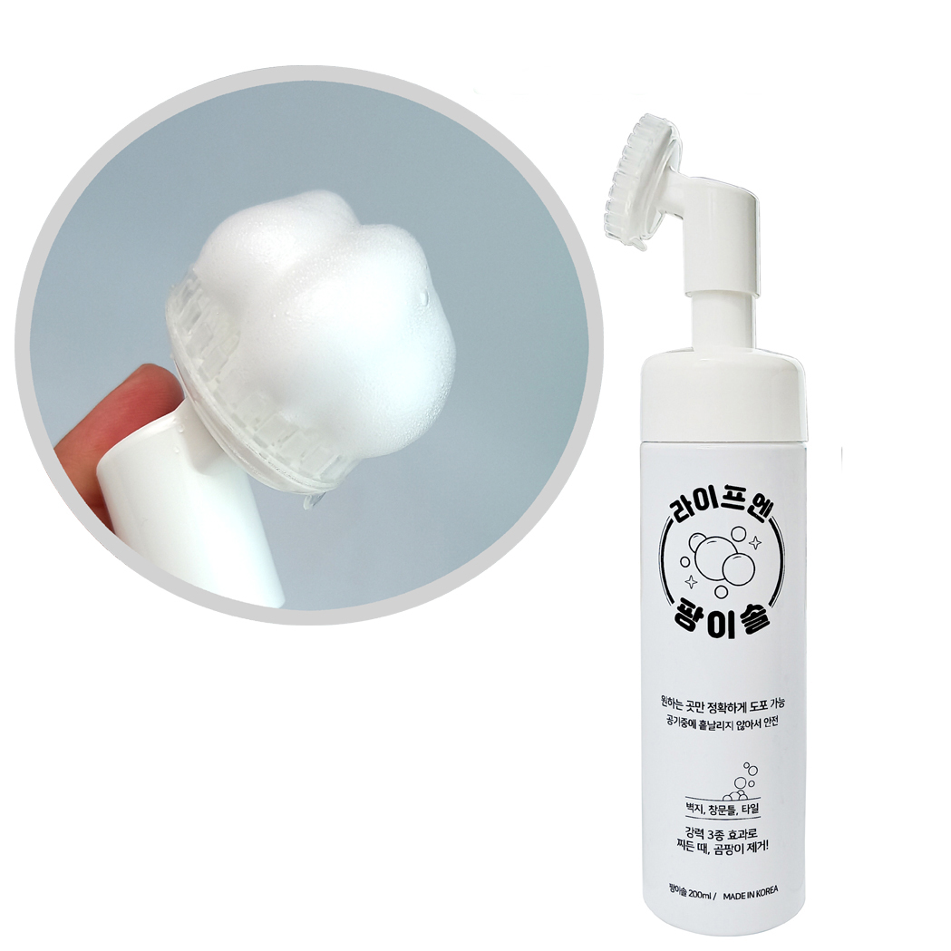 라이프엔 팡이솔 베란다 벽지곰팡이 제거제 벽곰팡이 제거 200ml - 상품 이미지