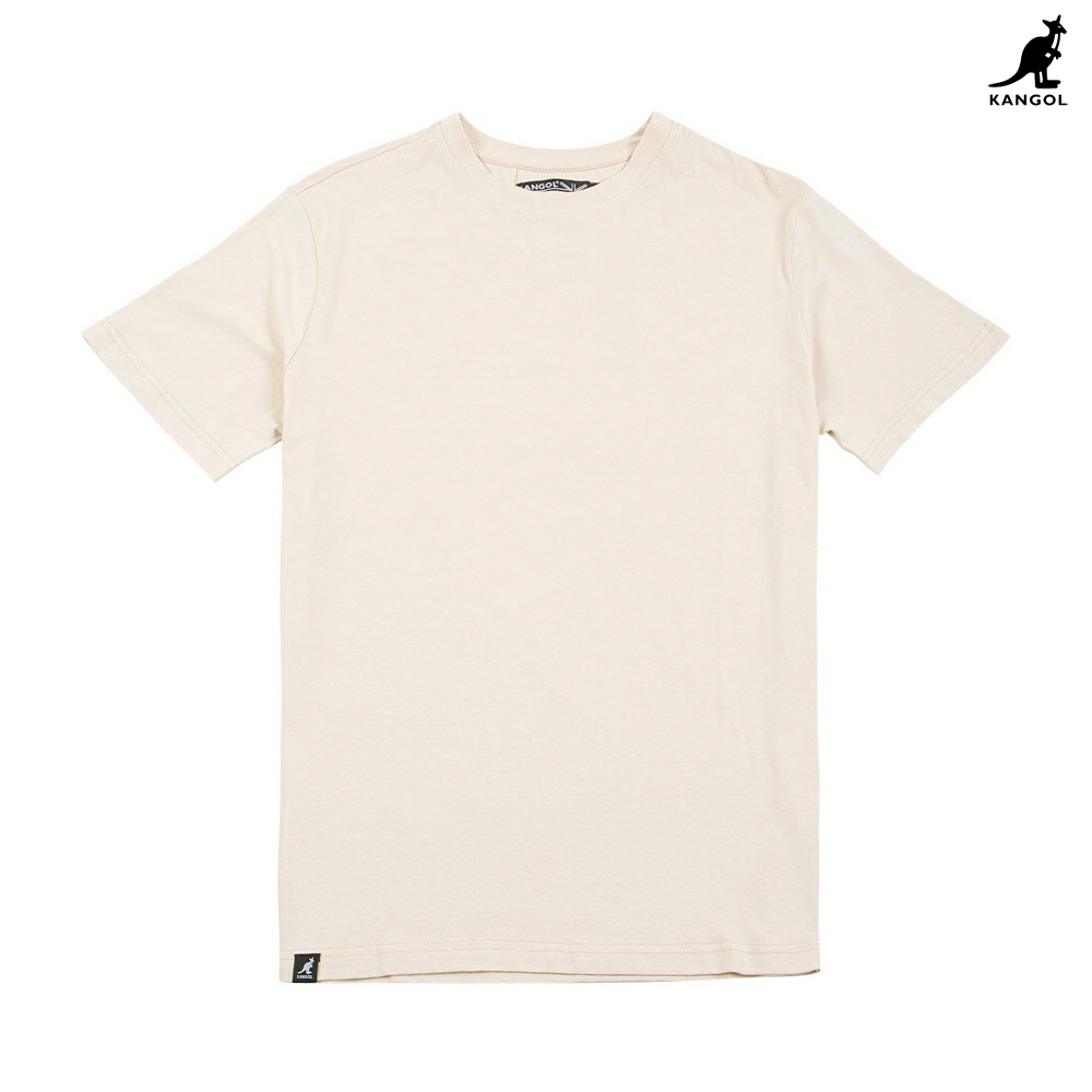 캉골 반팔 티셔츠 남녀공용 K90151 오트밀, XL 이미지 6