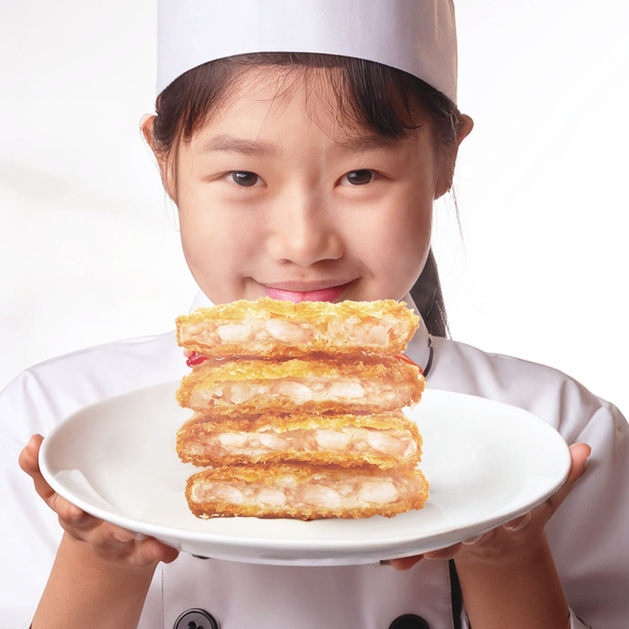 원조 오오통살새우까스 골드 1 kg 20개입 새우 버거 패티용 - 메인 이미지
