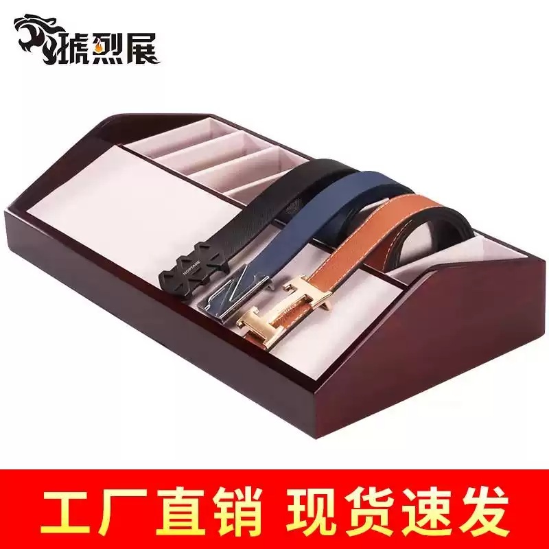 벨트 진열대 의류매장 디스플레이 판매매대 옷가게 랙 10그리드 블랙 업그레이드 공식 표준 - 상세 이미지 3
