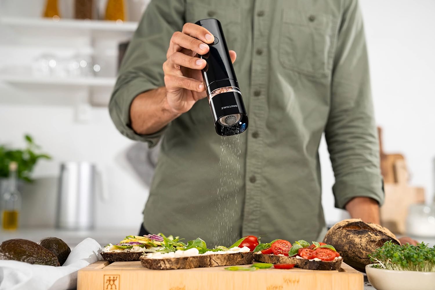 즈월링 Zwilling 충전식 전기 밀 그라인더 53103-700 2컬러 - 상세 이미지 4