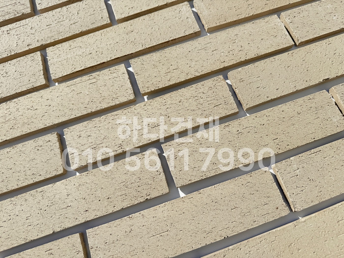 점토타일 전돌 SW아이보리 240x60x12T│파벽돌 인테리어 타일│하다건재