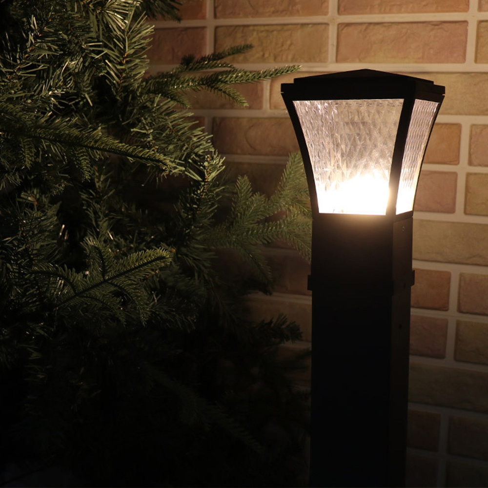 전기 사각 문주등 볼라드등 LED 가로등 카페 데크 조명 조명등 잔디등 기둥 60cm - 상세 이미지 4