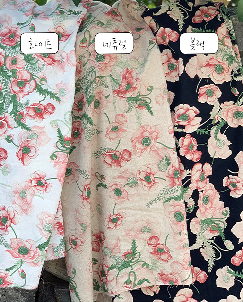 더블유패브릭 에밀 워싱처리 15수 대폭 린넨천 원단 앞치마 커튼 소품 천가게 - 상세 이미지 2