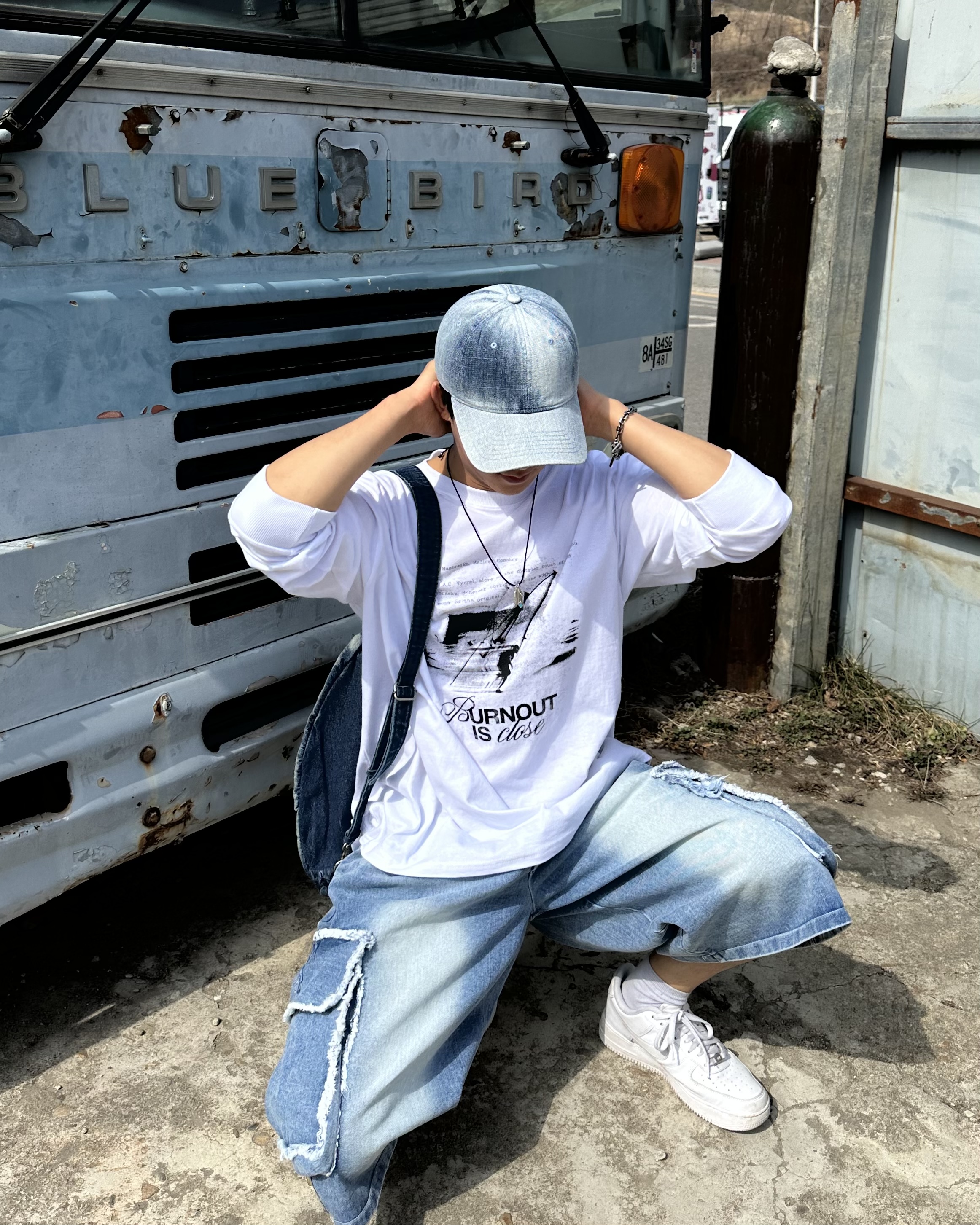 트리플 깃털 윙 크로스 써지컬 스틸 실버 목걸이 2108 상세 이미지 7