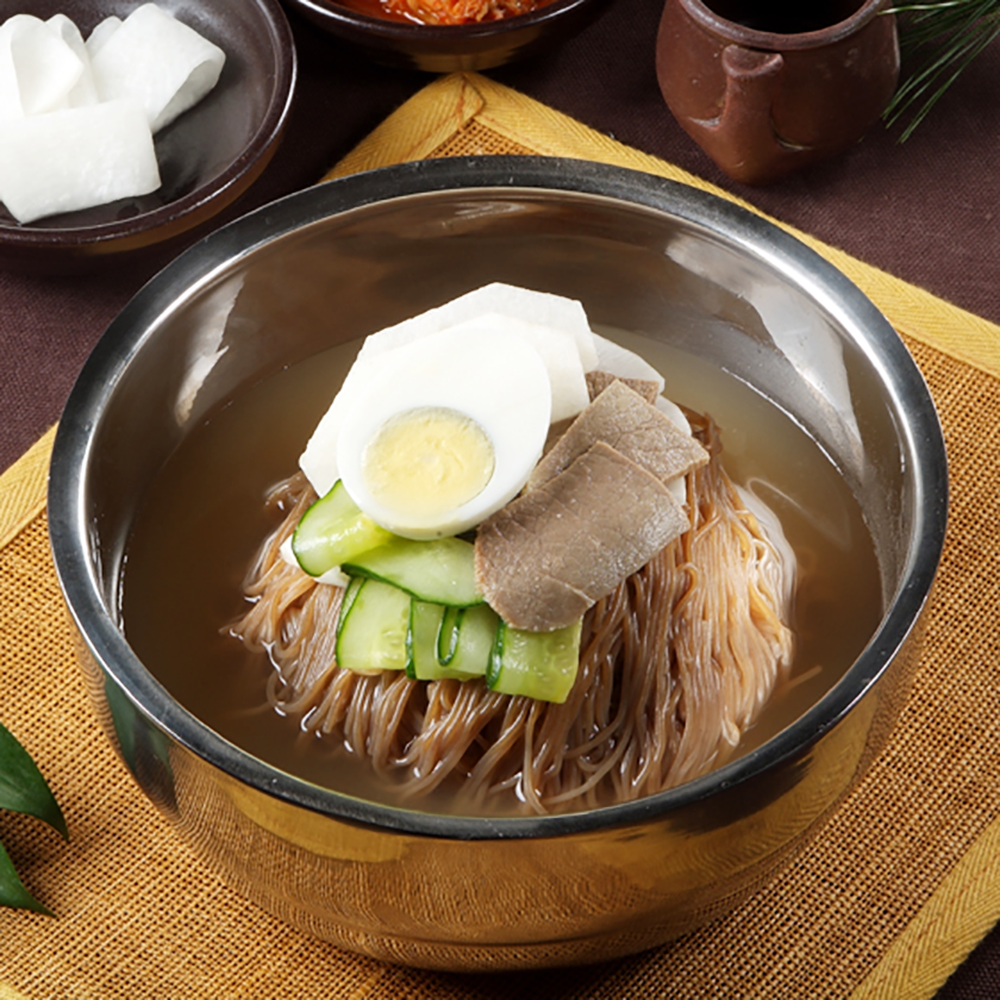 온누리 칡냉면 밀키트 재료 물냉면 3인분 세트 냉면김치 포함 - 상세 이미지 3