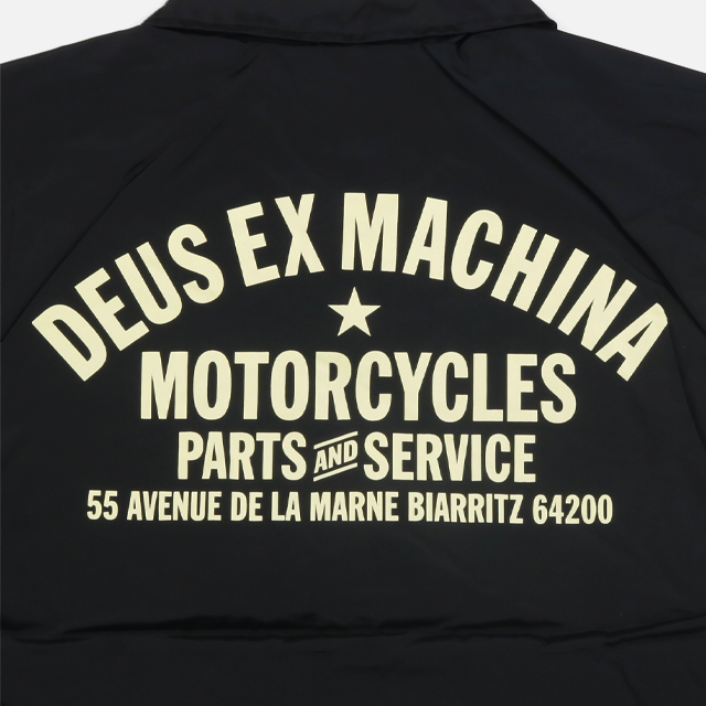 데우스 BIARRITZ COACH 코치자켓 DMW46821G-BLK