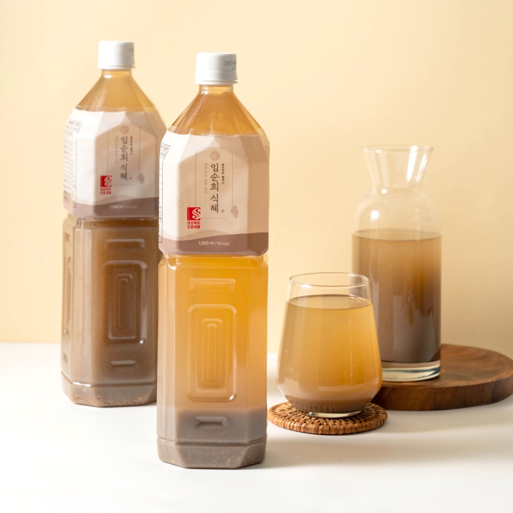 느린 감주 단술 건강음료 임순희 전통 수제식혜1.5L 2병 - 상세 이미지 3