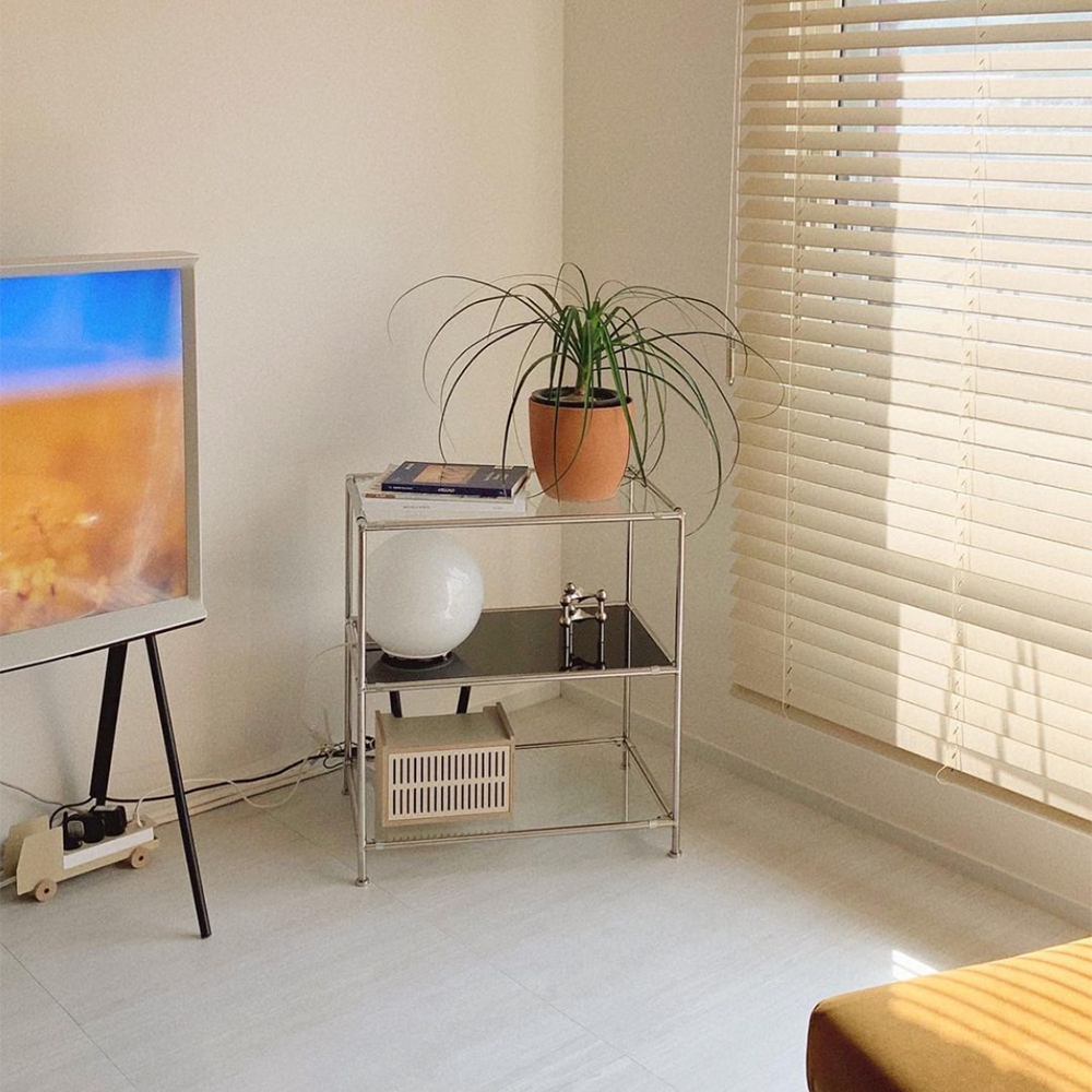 오그레 스테인레스 모듈 가구 3단 선반