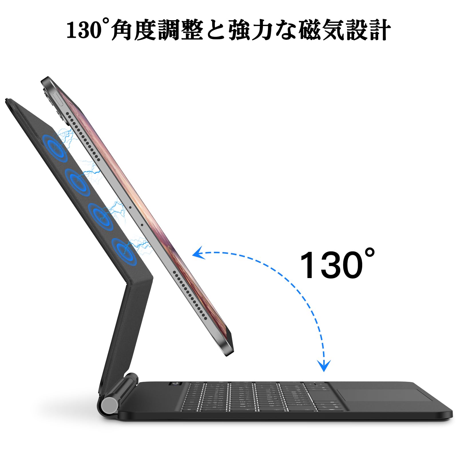 구조독 GOOJODOQ 2024 iPad Air6 13인치 스마트 키보드 케이스 - 상세 이미지 3