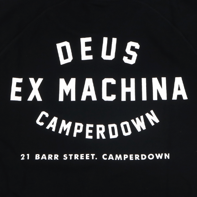 데우스 CAMPERDOWN ADDRESS CREW 맨투맨 T_DMW48259A-BLK - 상세 이미지 4