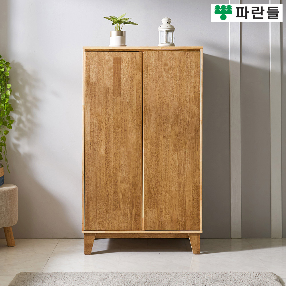 파란들가구 800 월넛 고무나무원목 원목옷장 학생옷장 - 메인 이미지