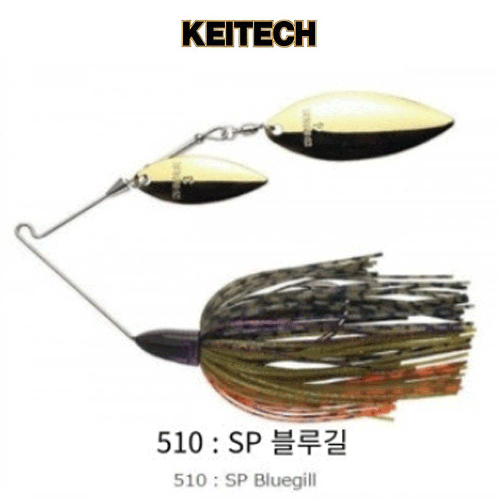 배스루어 케이텍 티본 스피너 와이어 베이트 배스 루어 하드베이트 더블윌로우 510, 10.6g - 상품 이미지