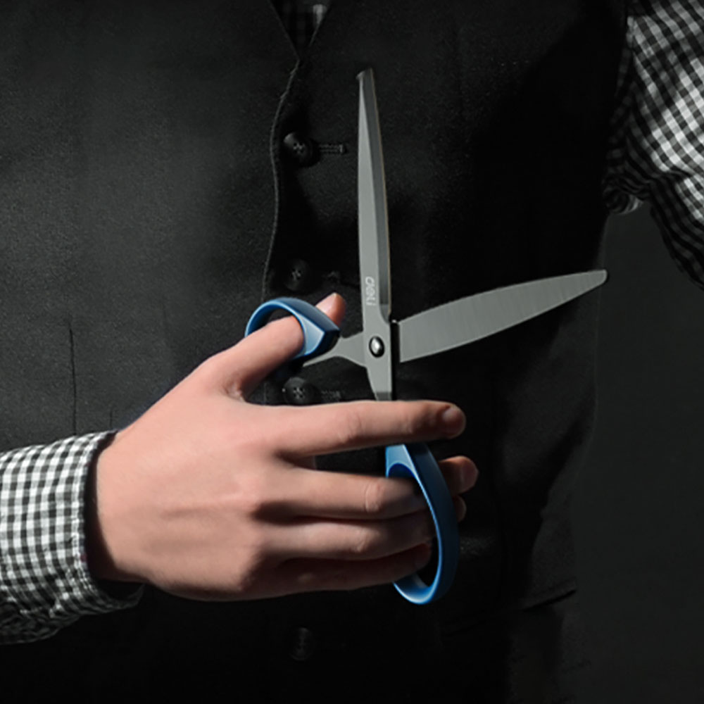 프리미엄 다용도 블랙 스텐 가위 대형 - 상세 이미지 3