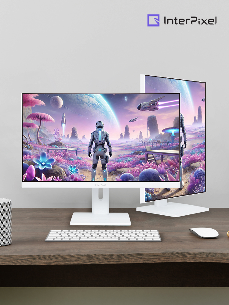 인터픽셀 IPQ2744 나노 IPS QHD 165Hz 화이트 피벗 게이밍 68~69cm(27인치), 무결점