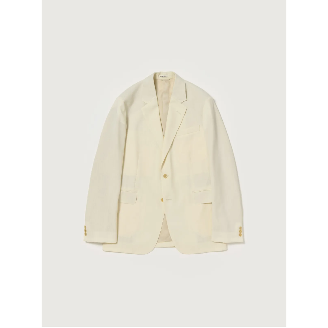 오라리 AURALEE 울 키드 모헤어 HOP SACK JACKET A25SJ01MH - 상세 이미지 5