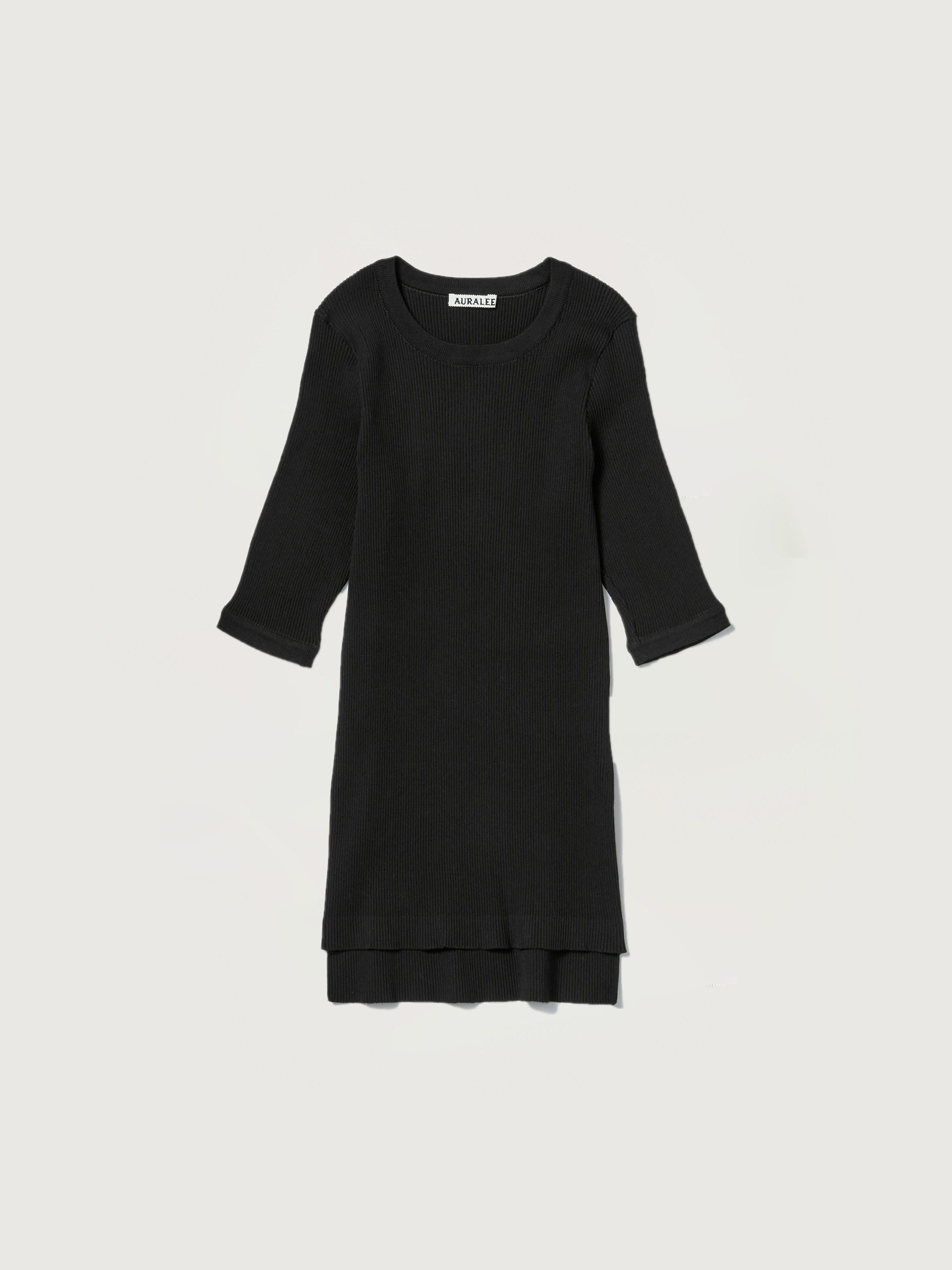 오라리 우먼즈 니트 GIZA HIGH GAUGE RIB KNIT TEE 25SS - 상세 이미지 4