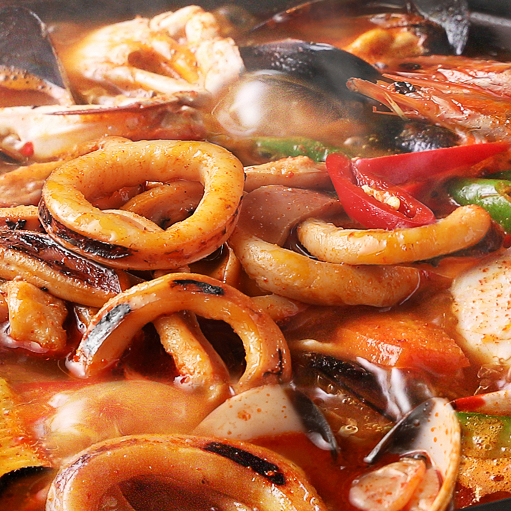 [푸딩팩토리] 오징어짬뽕탕 740g 1팩+1팩 오징어 가득 넣은 깜짝놀랄 가성비 (면세) - 상세 이미지 2