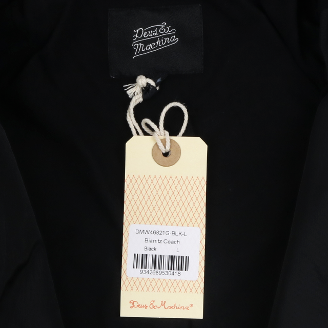 데우스 BIARRITZ COACH 코치자켓 DMW46821G-BLK