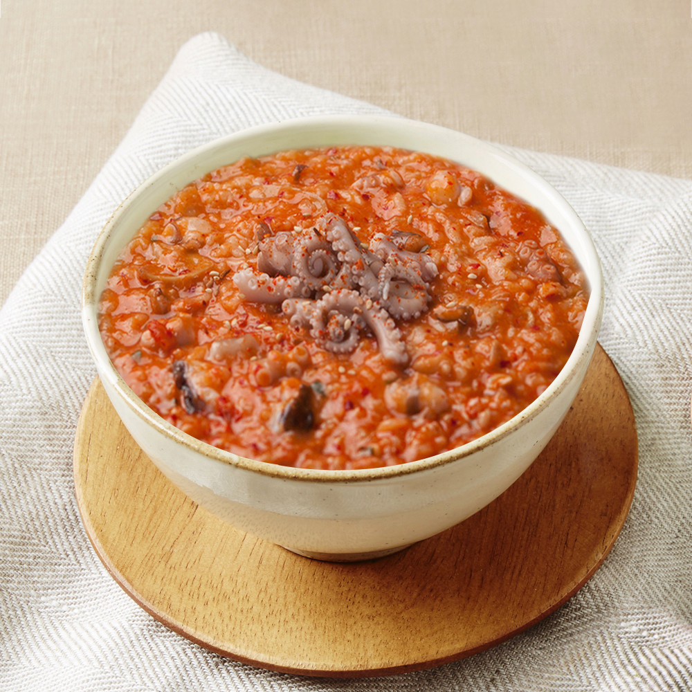그곳에가면 HACCP 미다몰 매운 낙지죽 1kg(500g+500g) - 상품 이미지