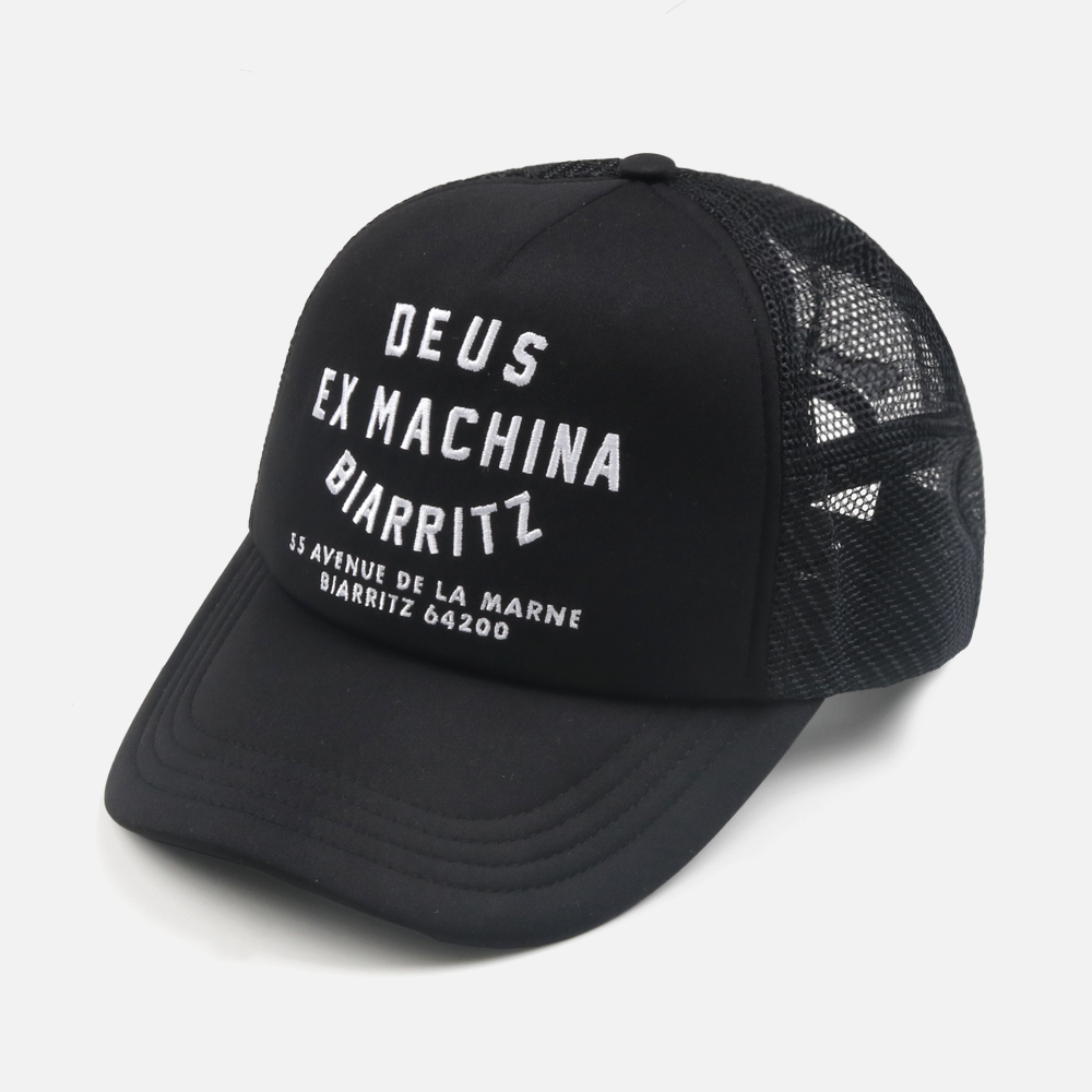 데우스 BIARRITZ ADDRESS TRUCKER 메쉬캡 DMF97357-BLK