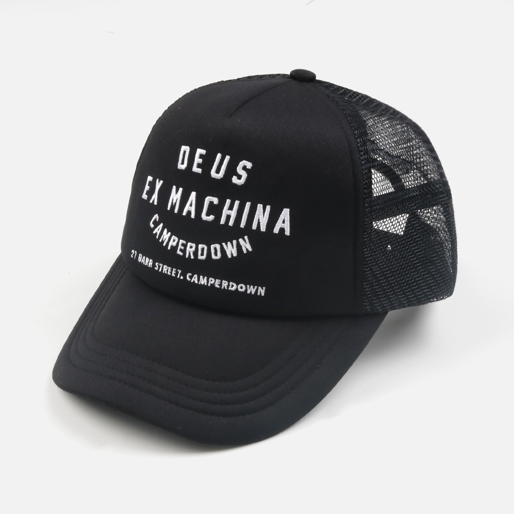 데우스 CAMPERDOWN ADDRESS TRUCKER 메쉬캡 DMA47621-BLK - 상품 이미지