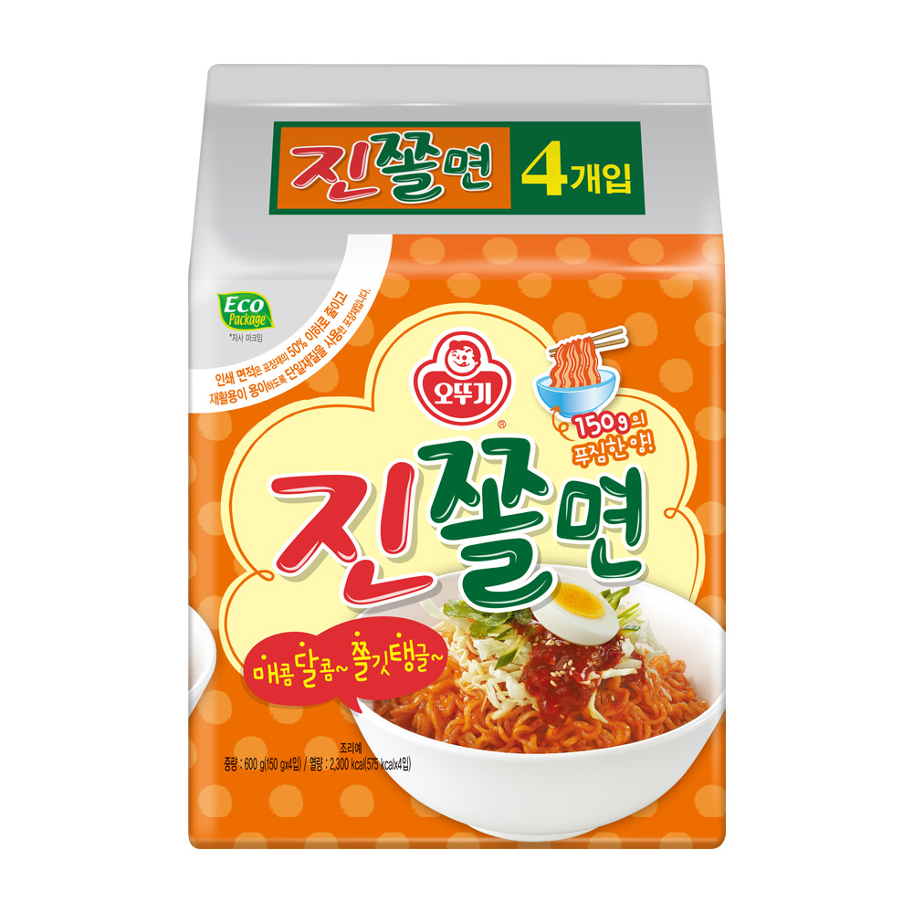 오뚜기 진쫄면 150g, 4개