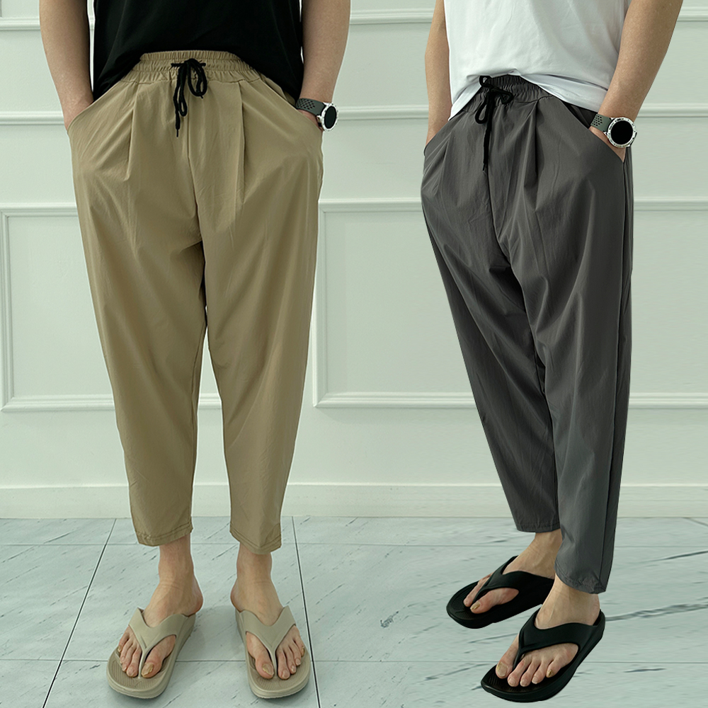 1+1 남자냉장고바지 벌룬팬츠 쿨바지