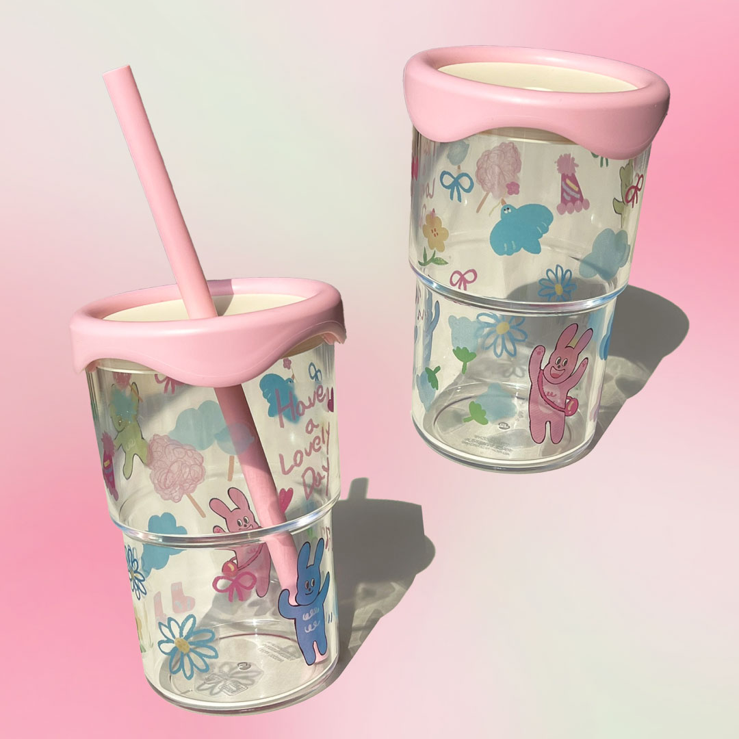 조이풀모먼츠 러블리 텀블러 고블렛 잔 꾸미기 물전사 DIY 키트 미술놀이 학교 교회 만들기 - 상세 이미지 4