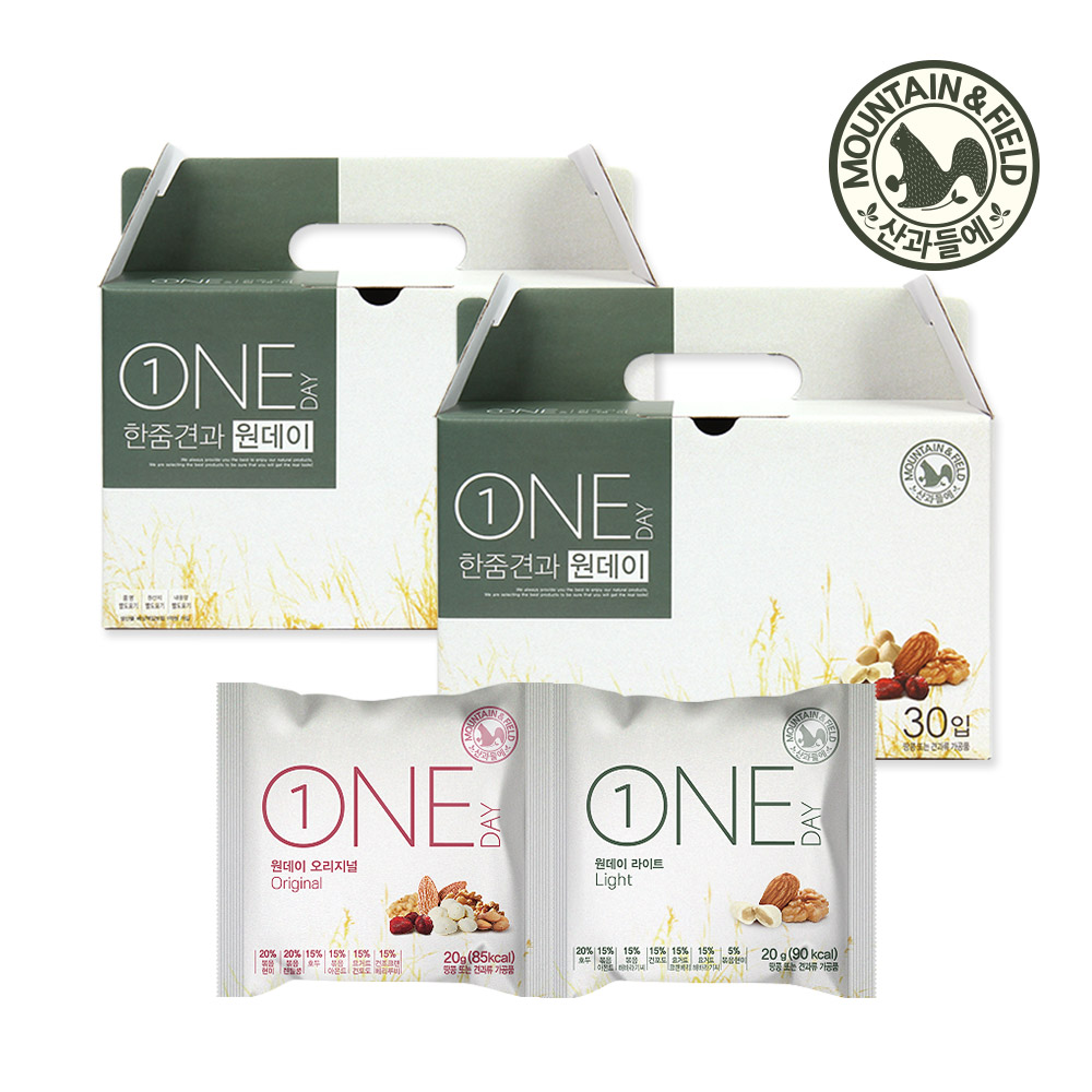 산과들에 1+1 하루견과 30봉 추석명절선물세트 (견과류선물세트)
