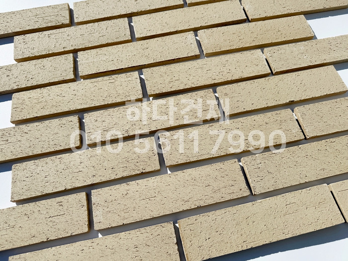 점토타일 전돌 SW아이보리 240x60x12T│파벽돌 인테리어 타일│하다건재