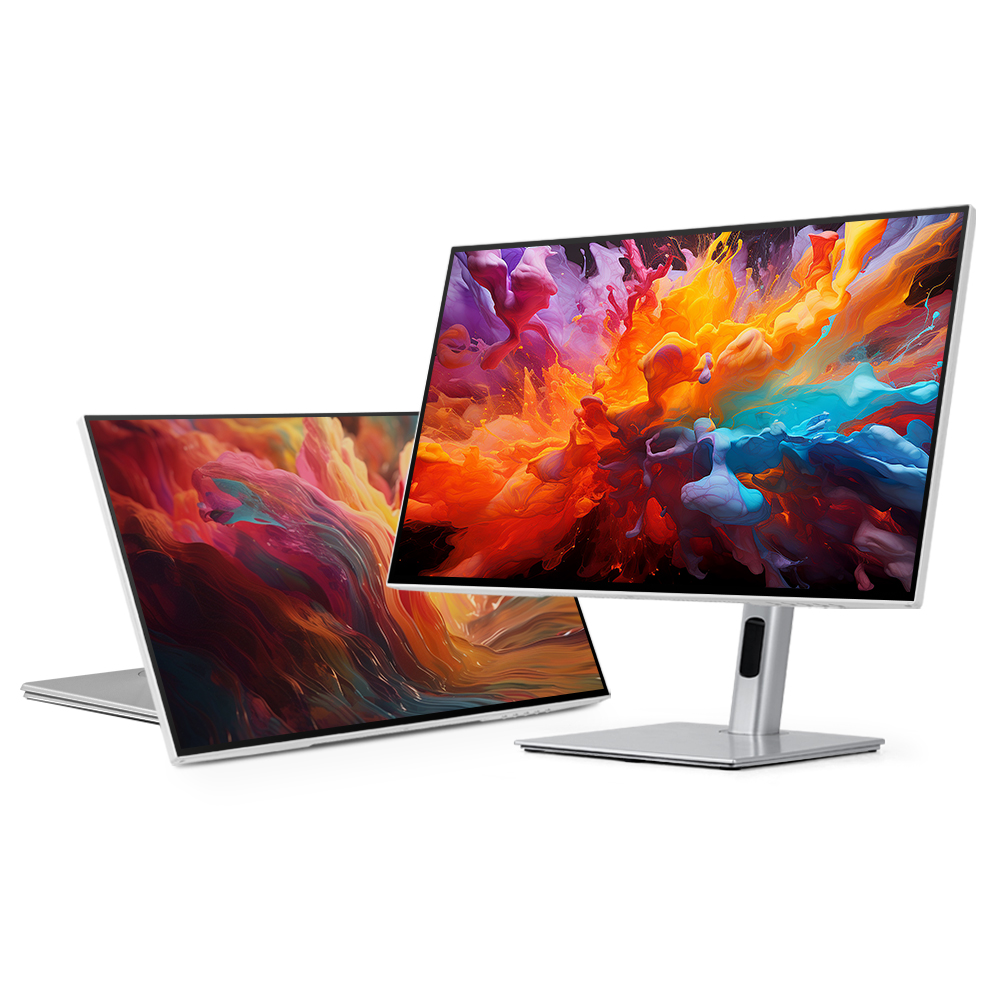 27QT100M IPS QHD 450CD 정전압 터치 애플망고 무결점 스탠드 포함 제품 이미지