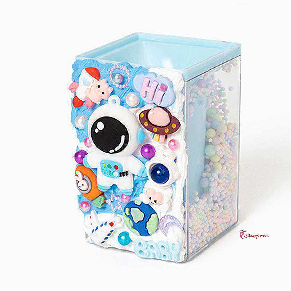 상상 우주인 크림 만들기 연필꽂이 DIY 키트 캐릭터yza495 : 샵프리J