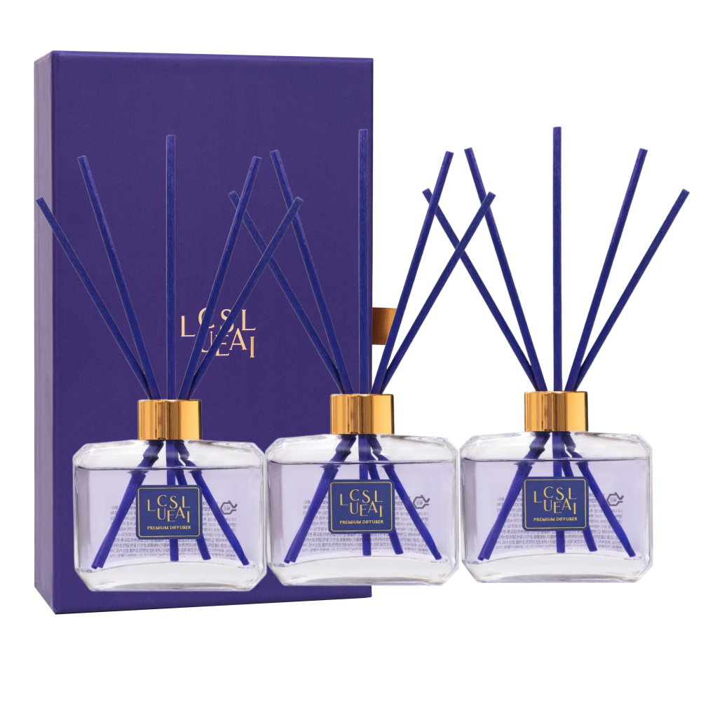 루체살리 고급 백화점디퓨저 선물 명품 거실 실내 디퓨저 멜론필드, 100ml, 3개