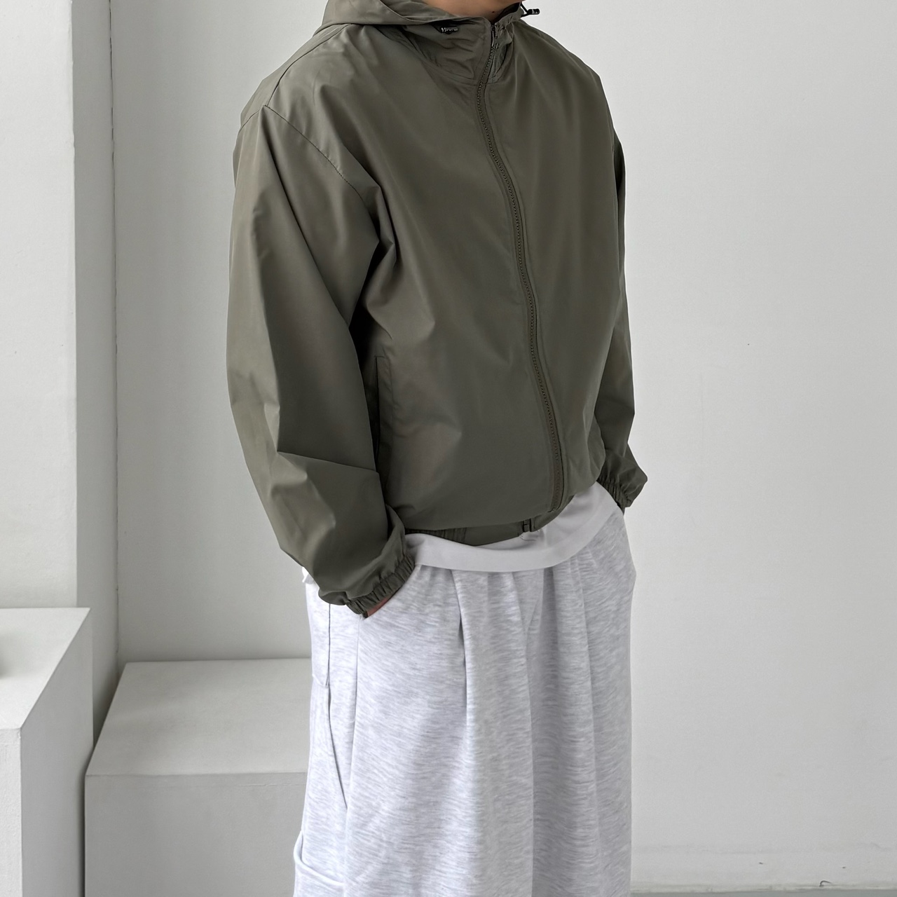 봄바람막이 러닝바람막이 러닝자켓 후드바람막이 - 상품 이미지