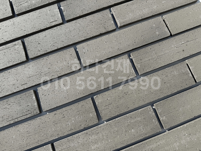 점토타일 전돌 SD그레이 240x60x12T│파벽돌 벽돌타일│하다건재