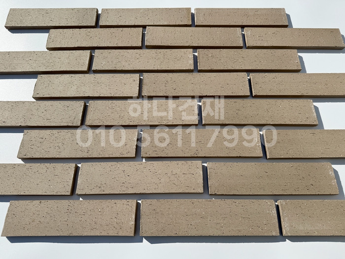 점토타일 전돌 SG베이지그레이 240x60x12T│파벽돌│하다건재