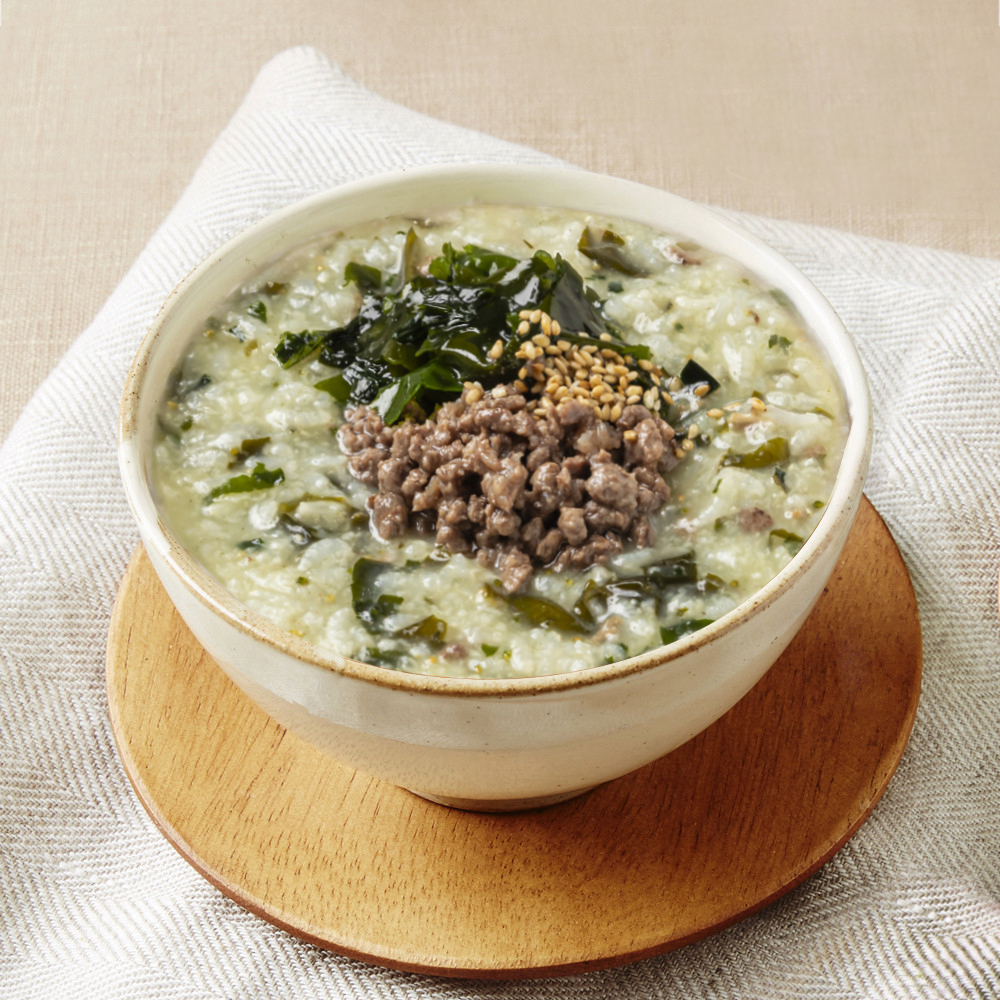 그곳에가면 HACCP 미다몰 쇠고기 미역죽 1kg(500g+500g) - 상품 이미지
