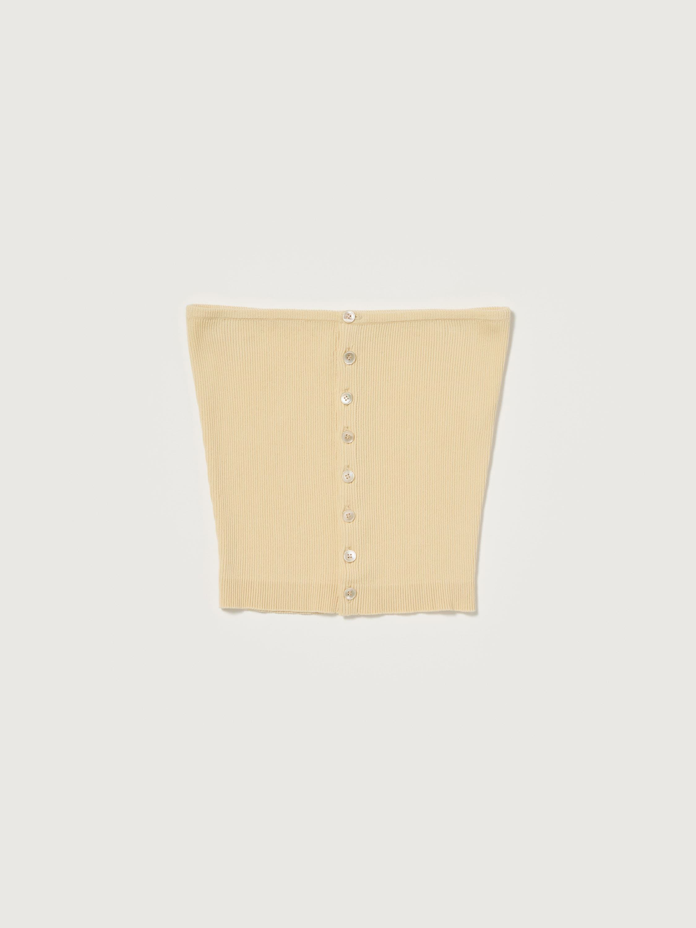 오라리 우먼즈 니트 COTTON HIGH GAUGE RIB KNIT BANDEAU 25SS - 상세 이미지 4