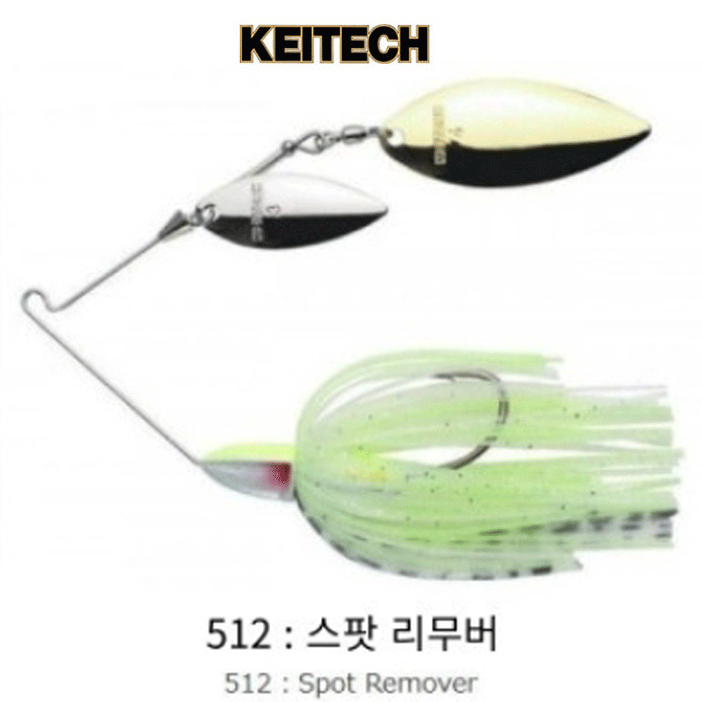 배스루어 케이텍 티본 스피너 와이어 베이트 배스 루어 하드베이트 더블윌로우 512, 10.6g - 상품 이미지