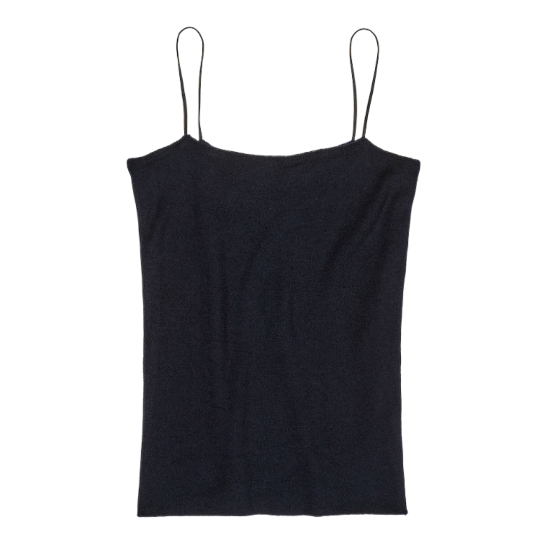 오라리 우먼즈 니트 WASHABLE WOOL PILE LONG BARE TOP 25SS - 상품 이미지