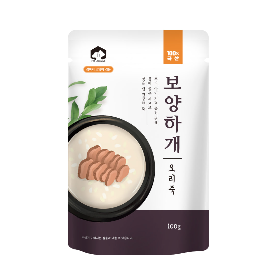 강아지 삼계탕 보양하개 오리고기, 100g, 1개 - 메인 이미지