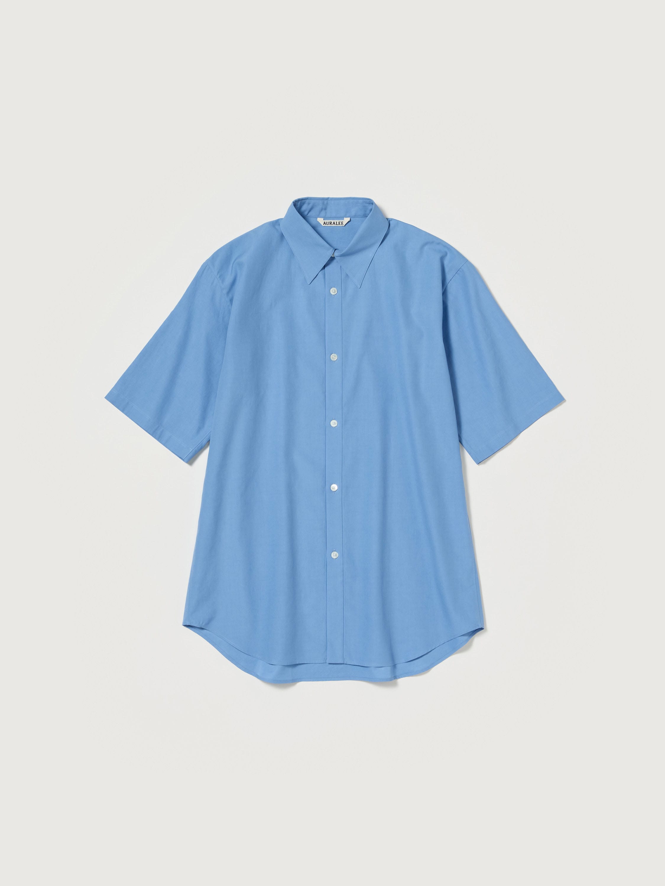 오라리 우먼즈 셔츠 WASHED FINX TWILL HALF SLEEVED SHIRT 25SS - 상세 이미지 3