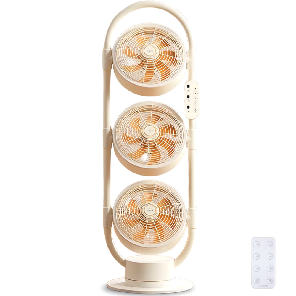 쿠오레 까르페 3구 선풍기 타워형 스탠드형 풀바디 써큘레이터