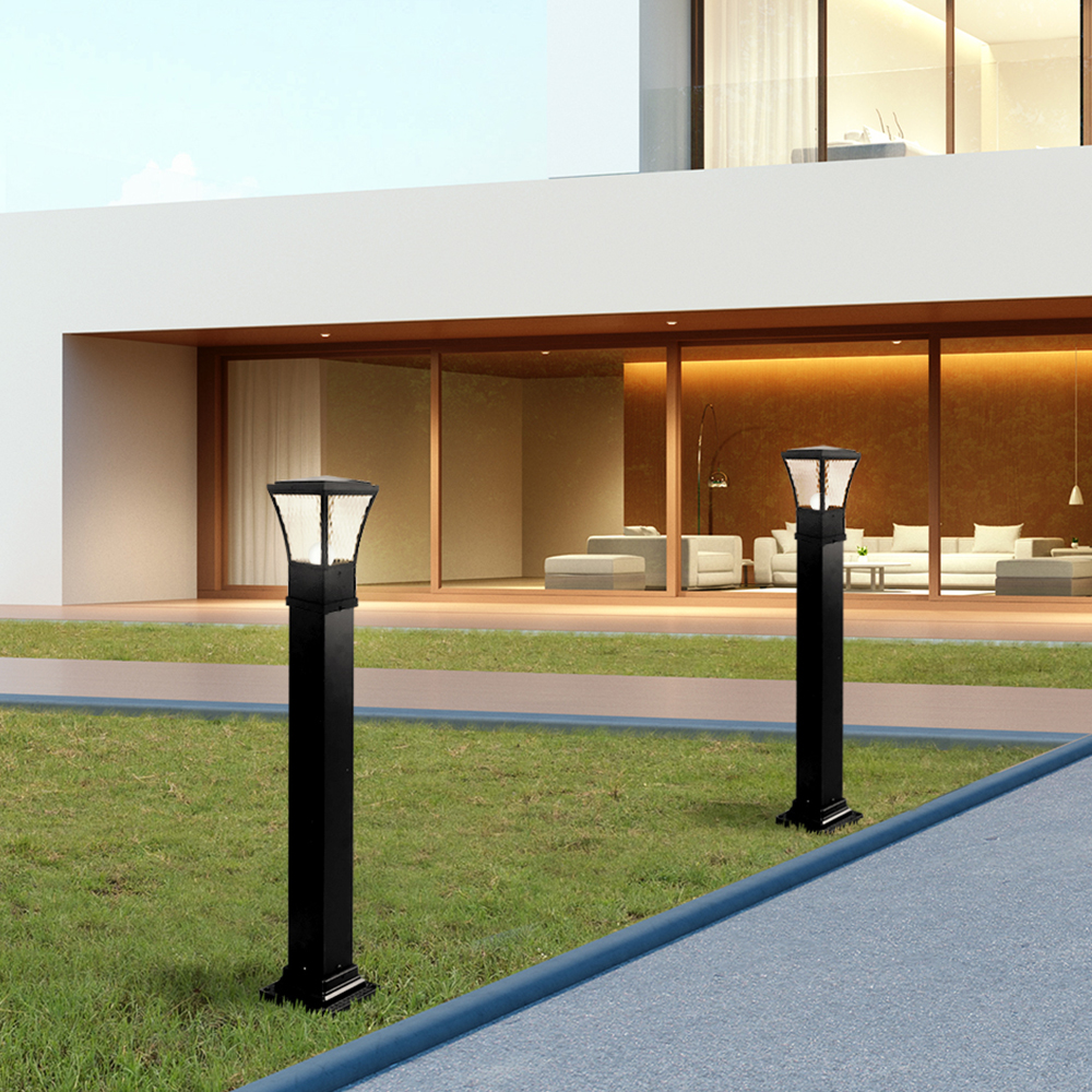 전기 사각 문주등 볼라드등 LED 가로등 카페 데크 조명 조명등 잔디등 기둥 60cm - 상세 이미지 2
