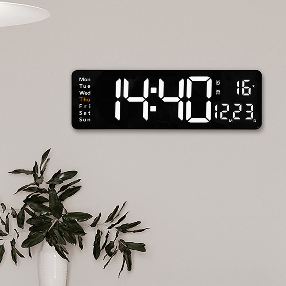 LED 직사각벽시계 디지털 크로노그래프 4컬러rst758 : 미미샵R