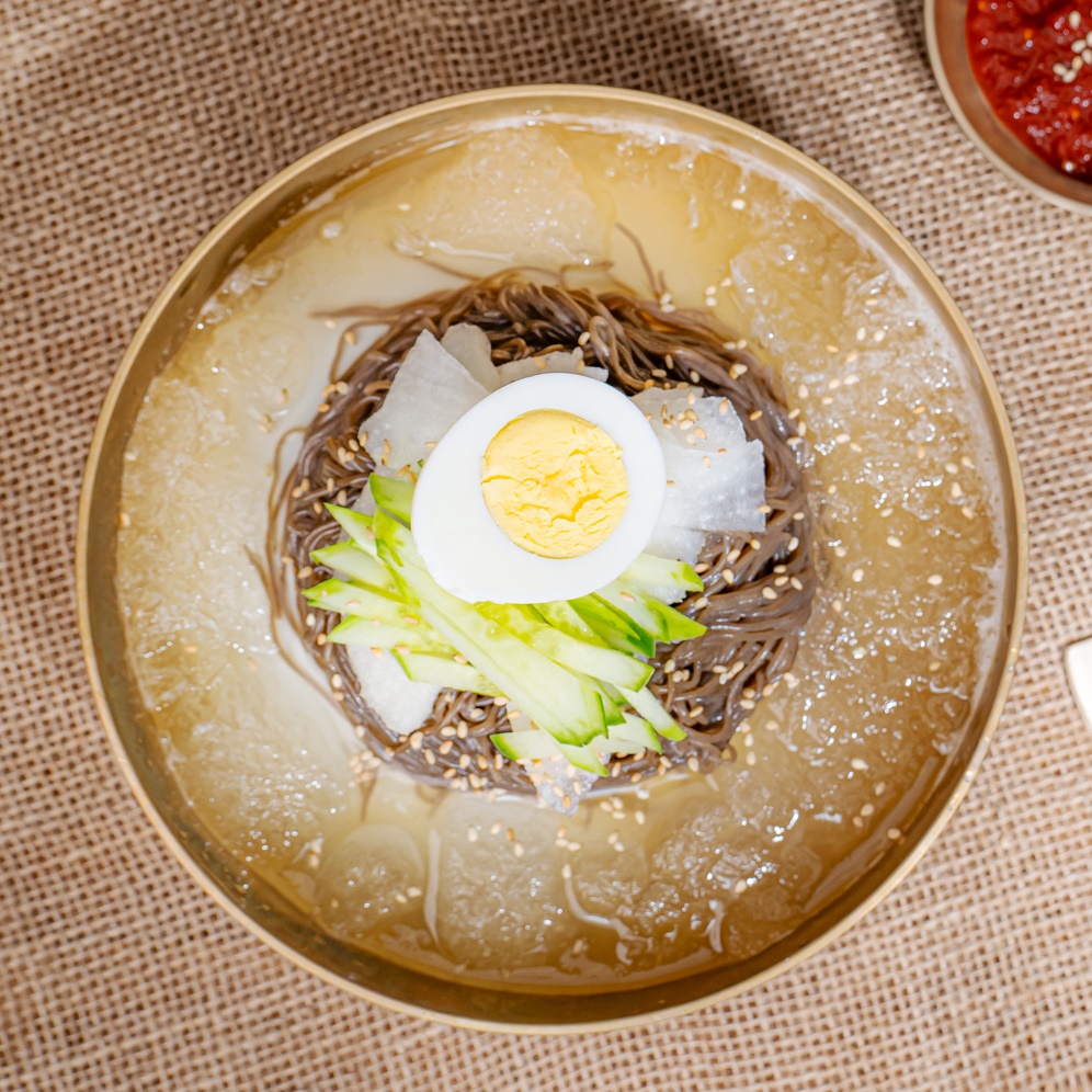 온누리 칡냉면 밀키트 재료 물냉면 3인분 세트 냉면김치 포함 - 메인 이미지
