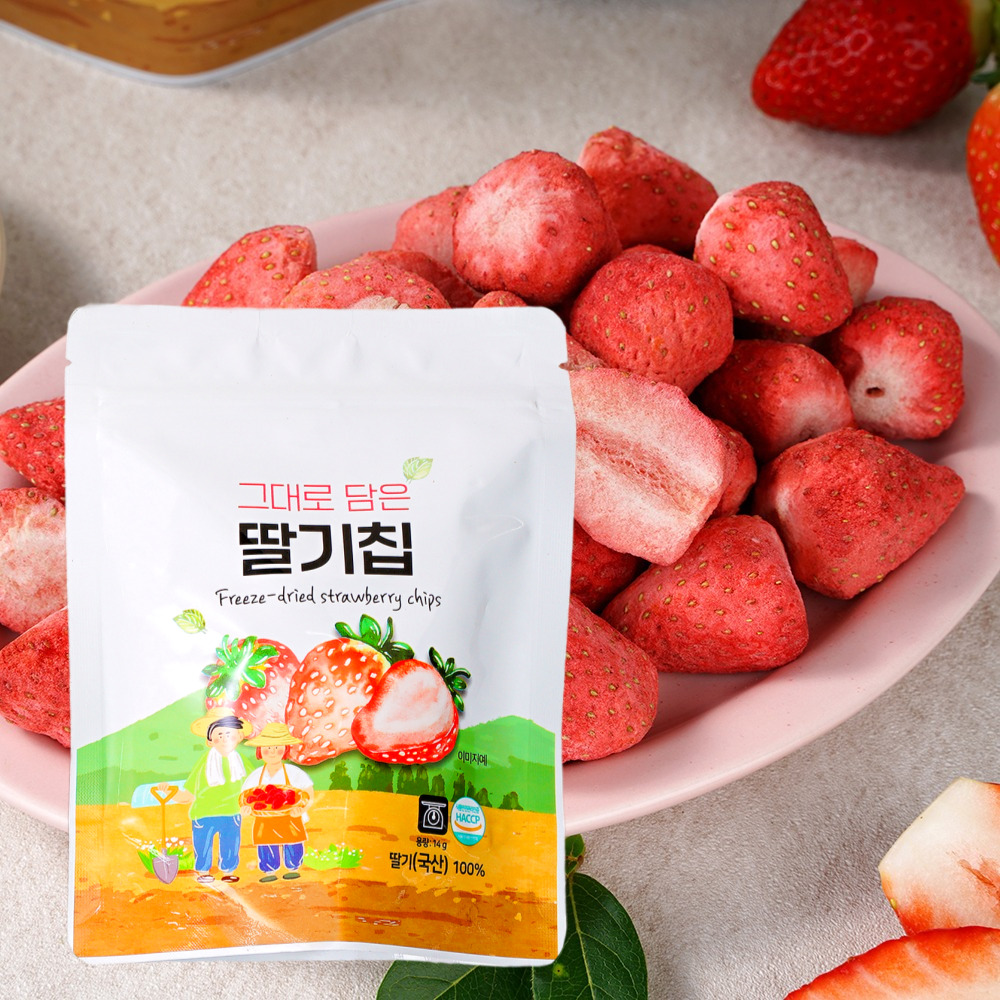 그대로담은 동결건조 딸기 17g x 4개 - 상세 이미지 2